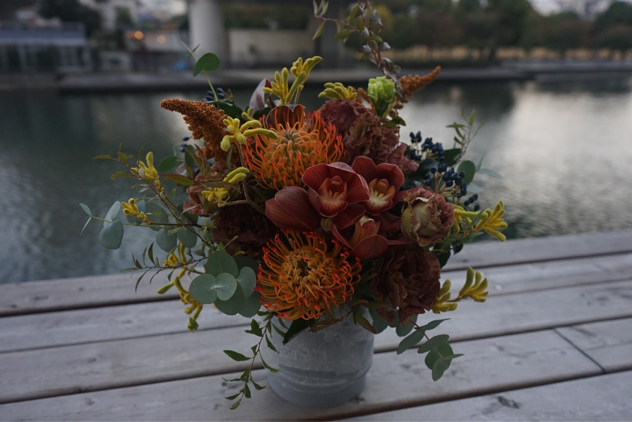 Arrangement / yellow&orange Ssize