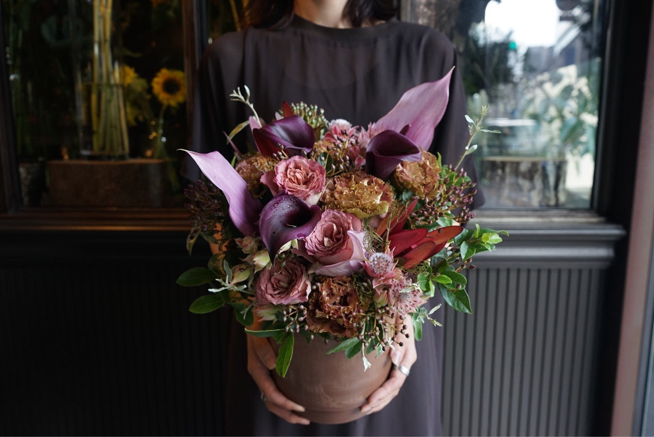 Arrangement / purple Lsize