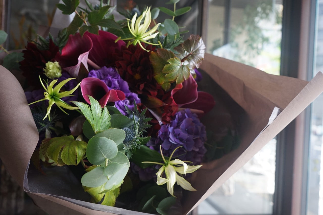 Bouquet/purple Msize