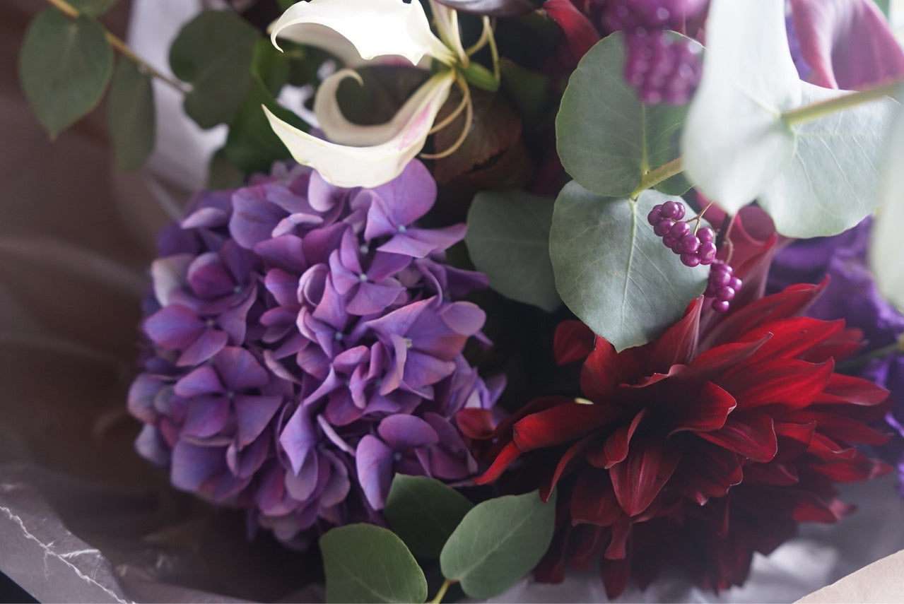 Bouquet/purple LLsize