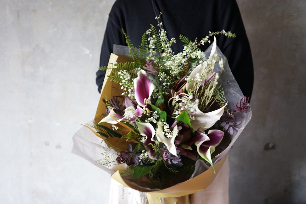 Bouquet/purple Ssize