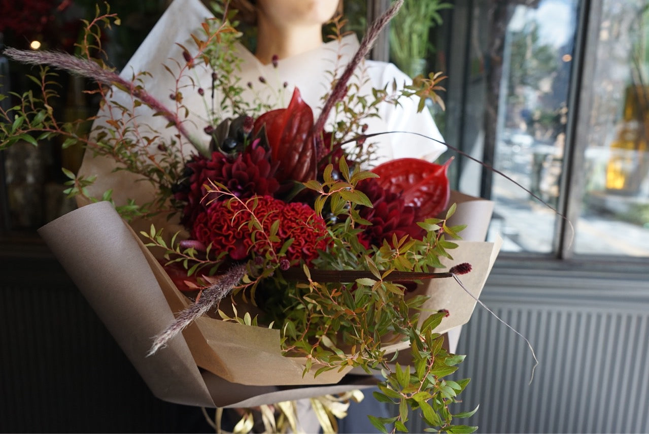 Bouquet/red Ssize