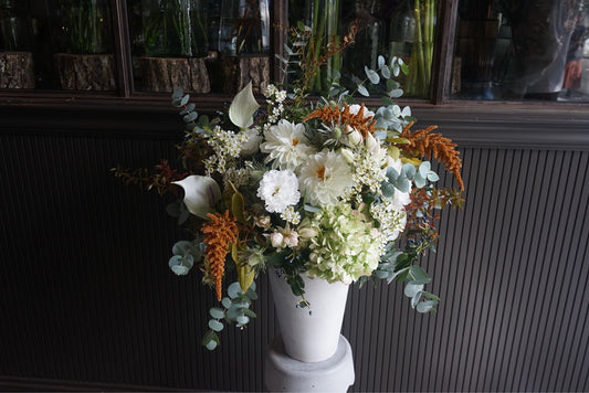 Arrangement / white&green LLsize