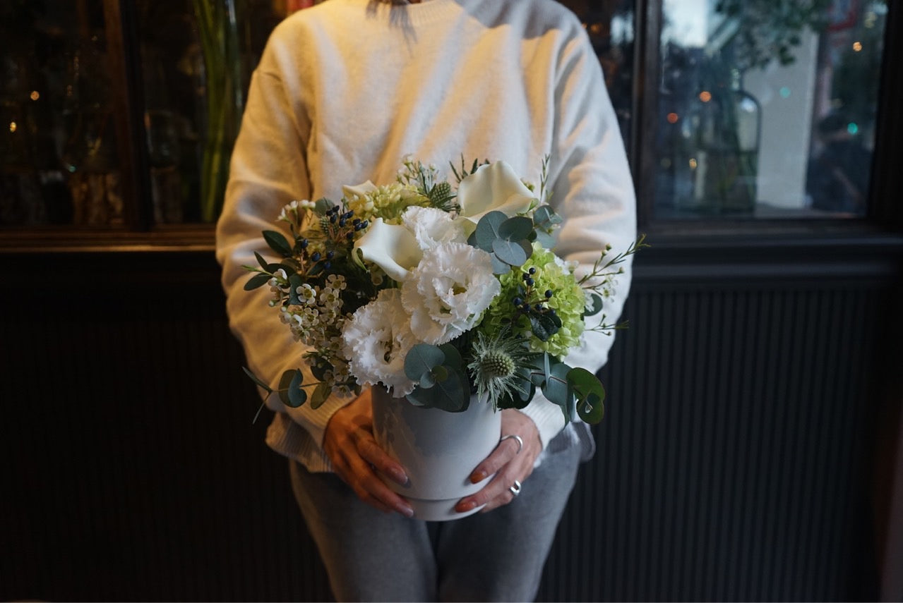 Arrangement / white&green Ssize
