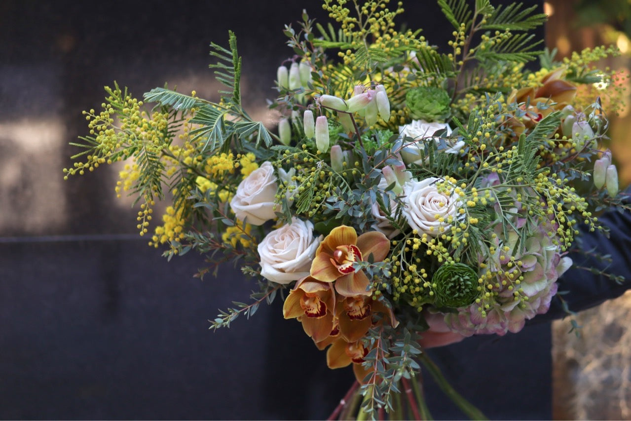 Bouquet/yellow&orange Ssize
