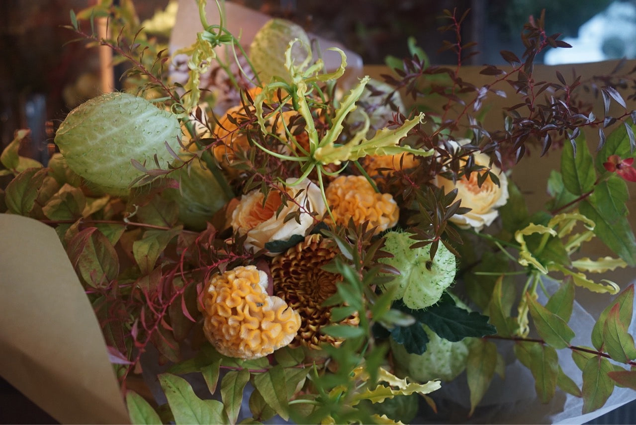 Bouquet/yellow&orange LLsize