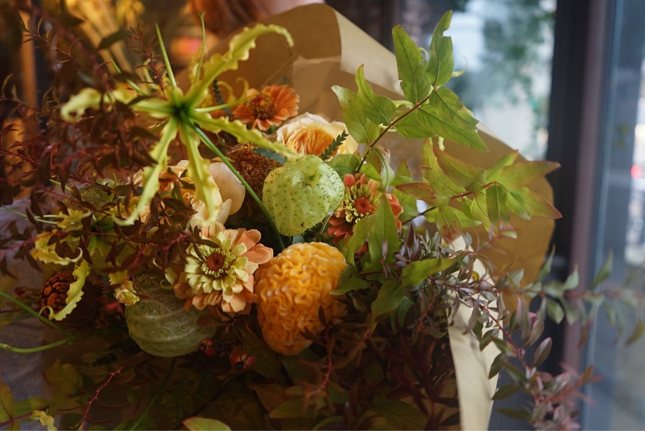 Bouquet/yellow&orange LLsize