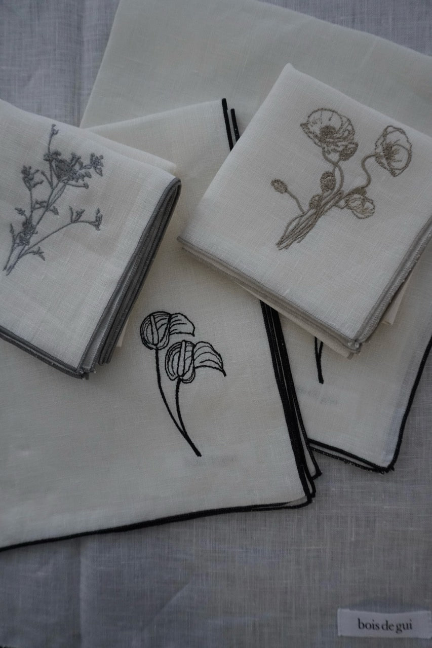 bois de guiオリジナル刺繍ハンカチ(春)