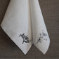 bois de guiオリジナル刺繍ハンカチ(冬)