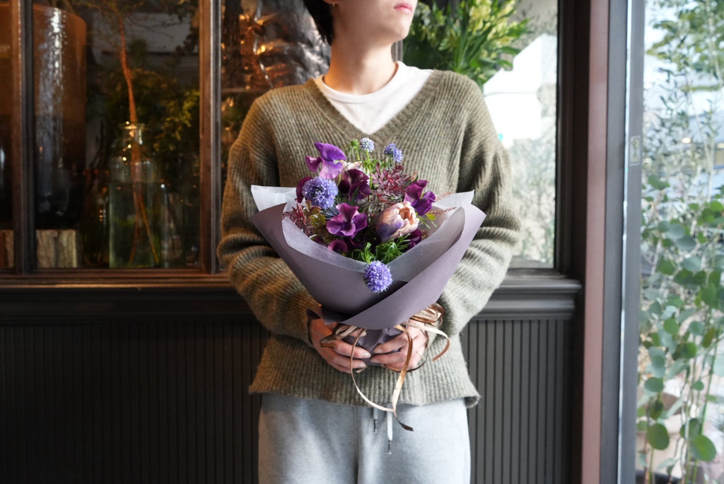 Bouquet/purple SSsize