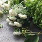Bouquet/white&green LLsize