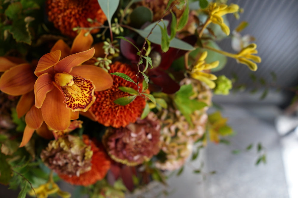 Bouquet/yellow&orange Msize