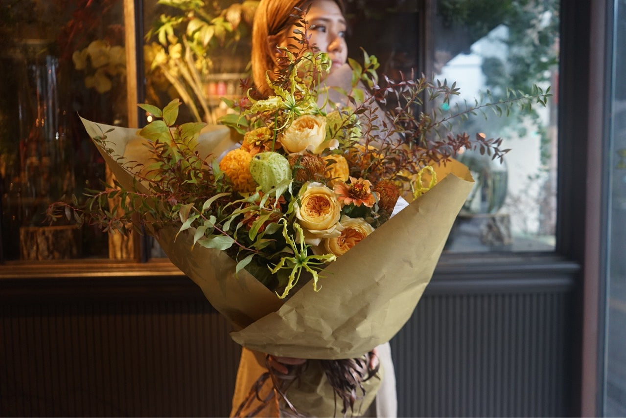 Bouquet/yellow&orange Msize