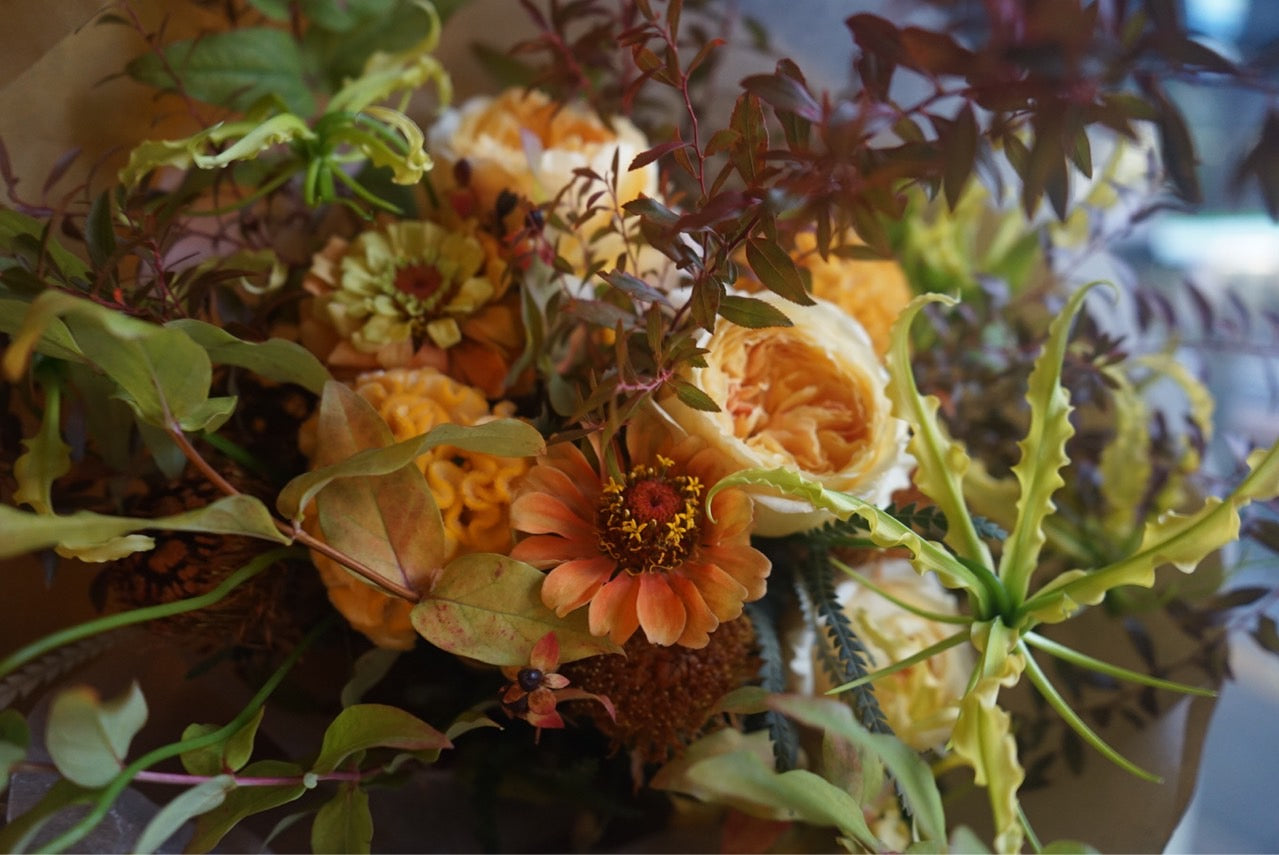 Bouquet/yellow&orange Ssize