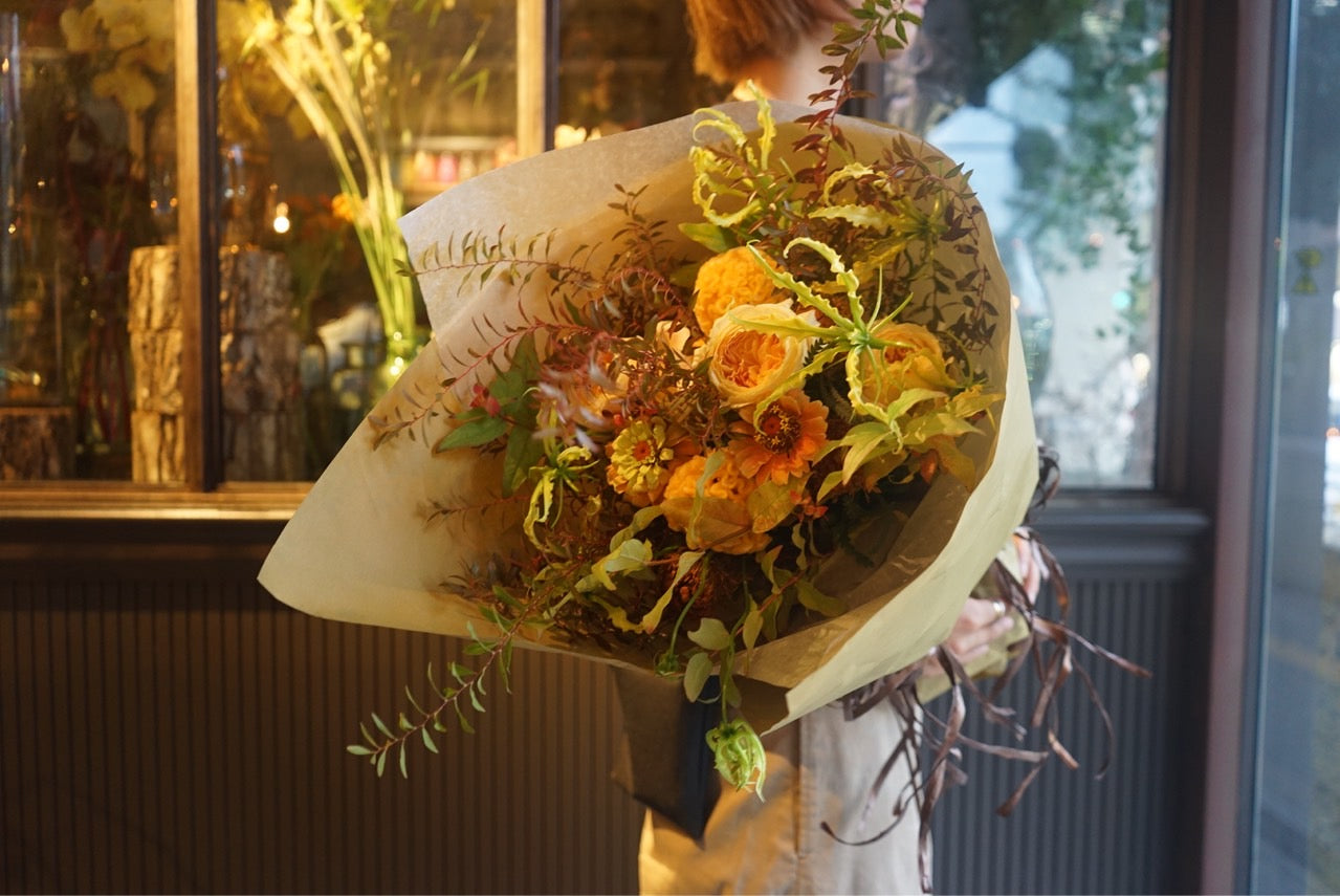 Bouquet/yellow&orange Ssize